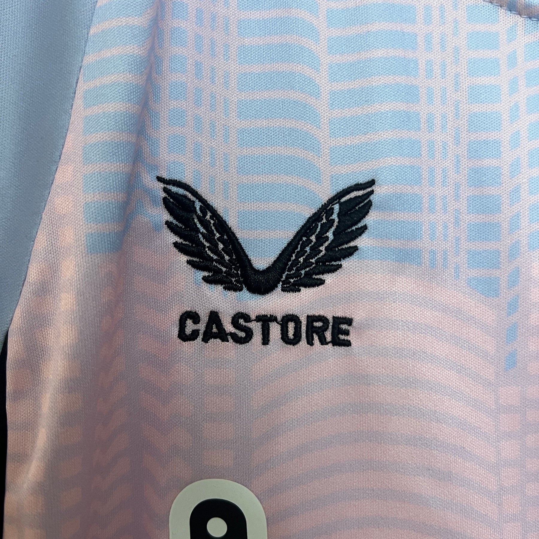 Kids Athletic Bilbao 24/25 away - detalle del cuello