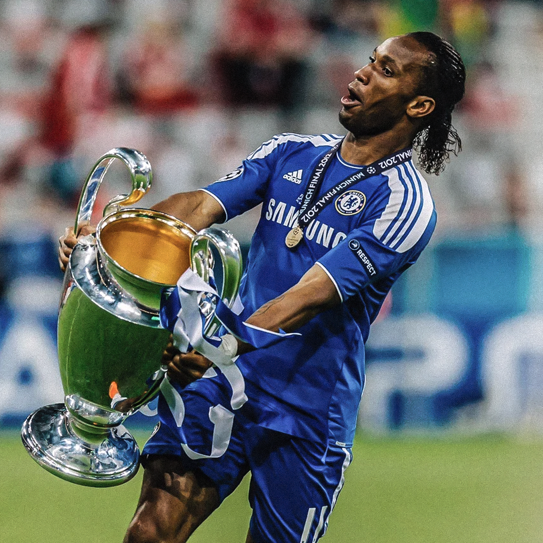 Camiseta Drogba Chelsea 12-13 Legend - tejido y acabado