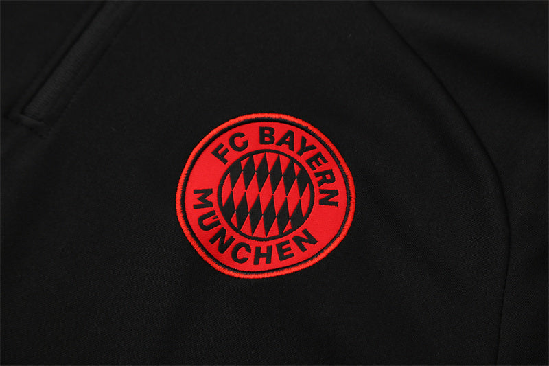Training Suit Bayern De Munique 25/26 Black - Winter - detalle de la manga