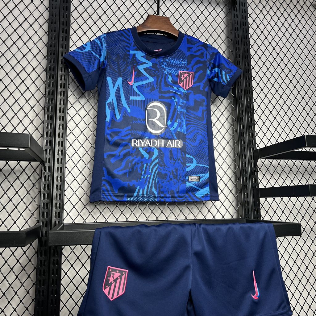 Kids Atletico Madrid 2024/25 Third - vista trasera