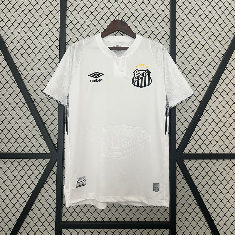 Camiseta 24∕25 Santos home all sponsors - vista frontal