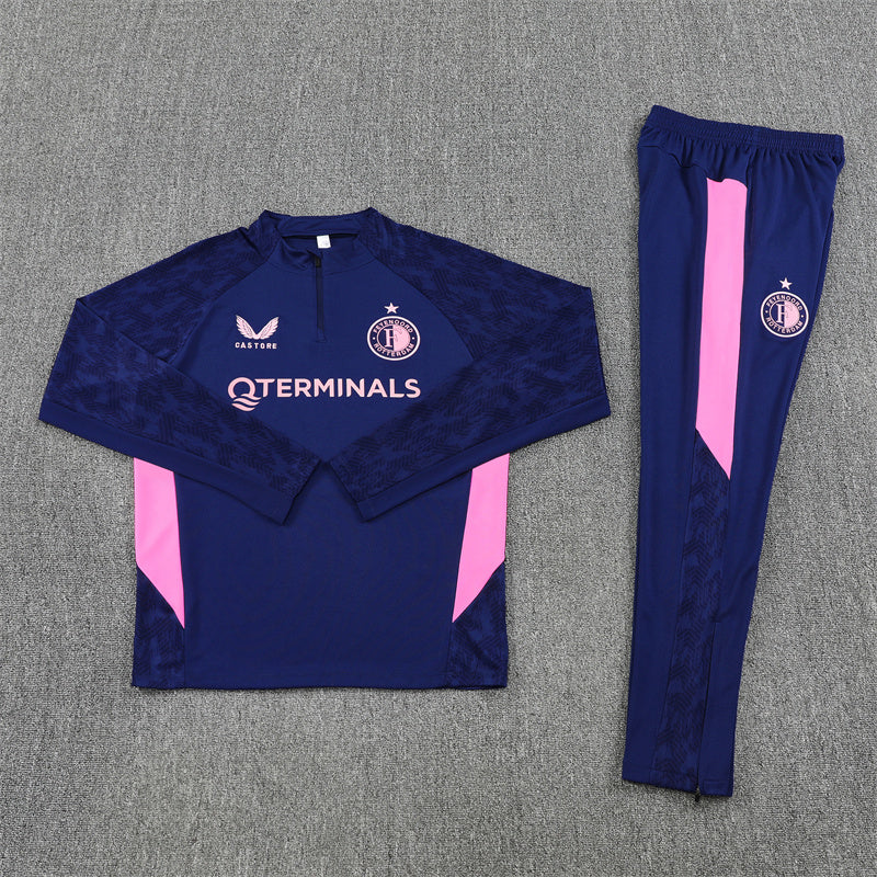 Training Suit Feyenoord Rotterdam 25/26 Blue - Winter - vista trasera