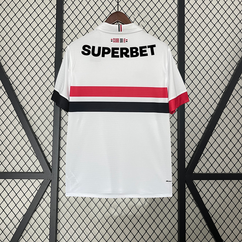 Camiseta 2024∕25 sao paulo home+All sponsors - vista frontal