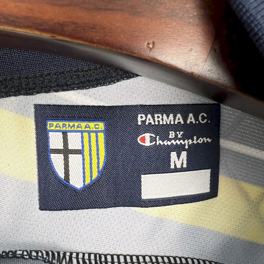 Camiseta Parma Retrô 1999/00 Away Azul e Amarela - foto principal