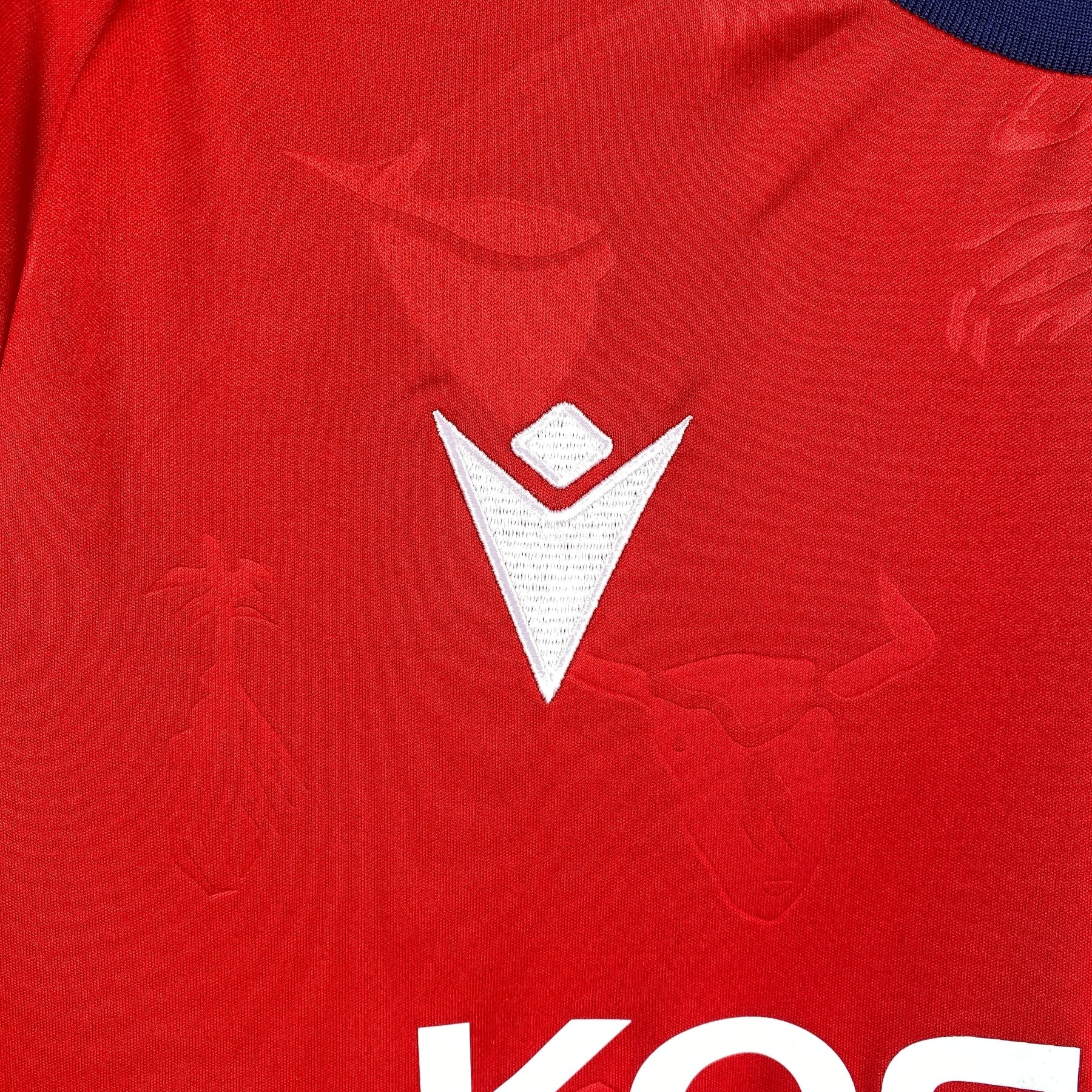 Camiseta do Osasuna 24/25 Home - detalle del cuello