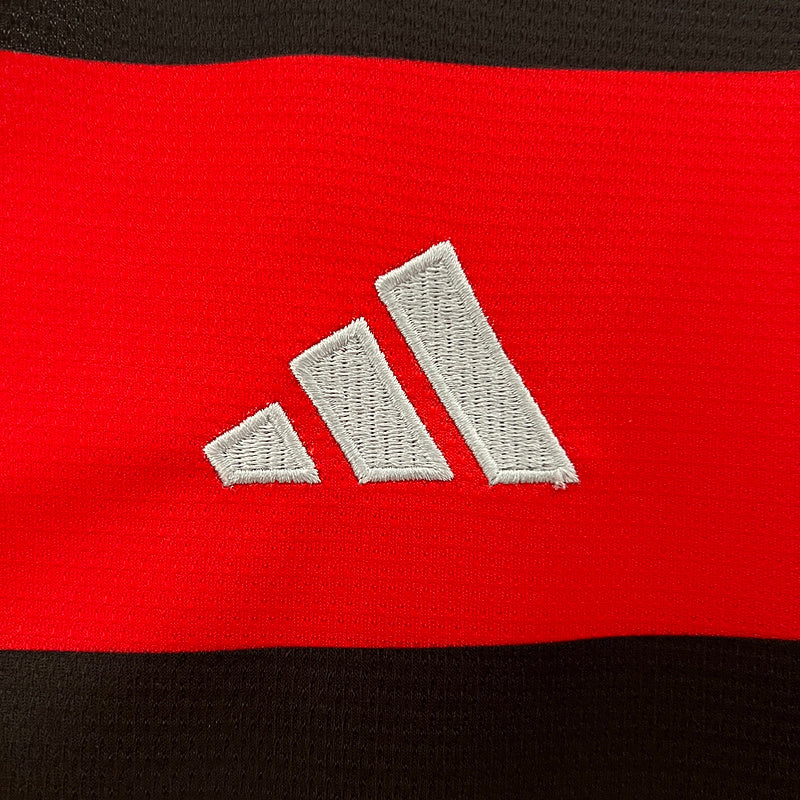 Camiseta 24∕25 Vest Flamengo Home - detalle del cuello