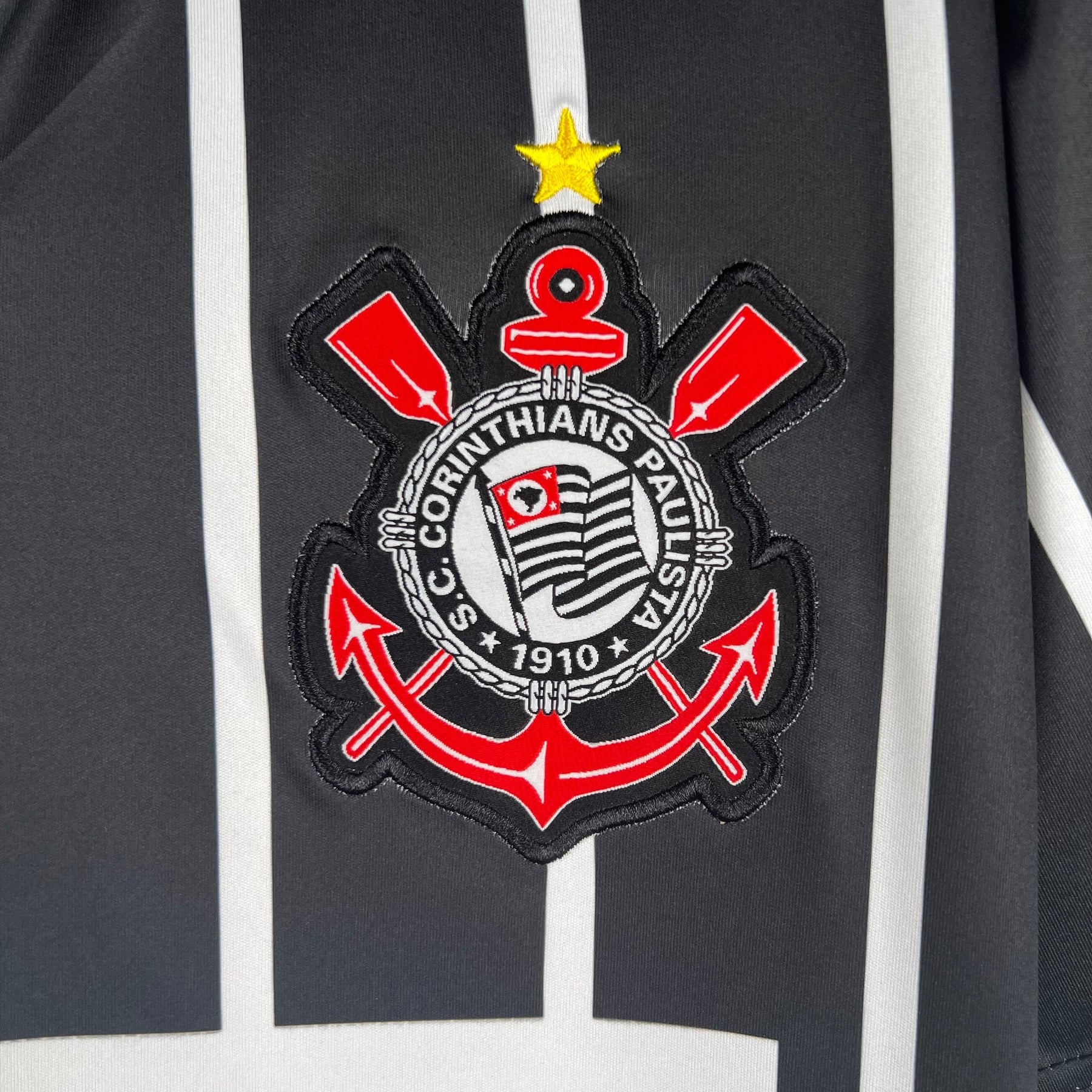 Camiseta Corinthians 1997 Away - detalle del cuello
