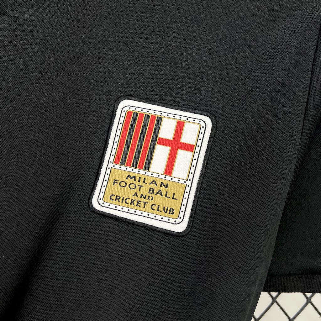 Camiseta AC Milan 24/25 125th Black Goalkeeper Retro - vista trasera