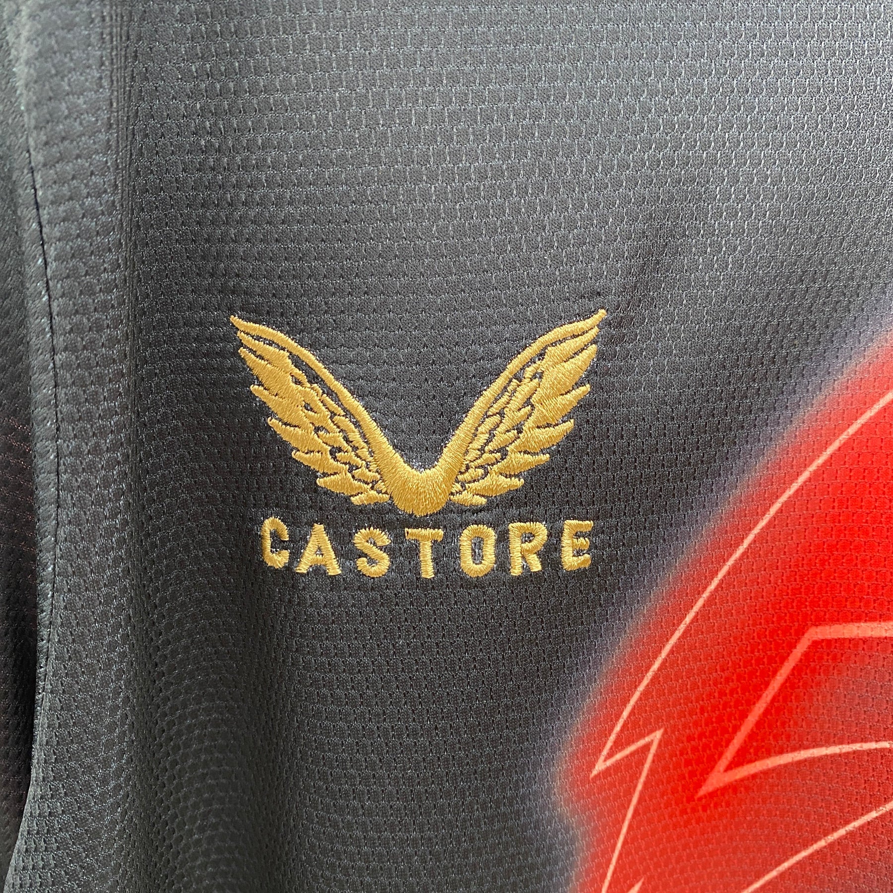 Camiseta Athletic Bilbao 24/25 - Preto e Vermelho - vista trasera