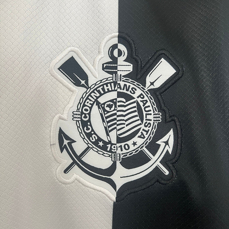 Camiseta 24∕25 Corinthians Third Away - detalle del cuello