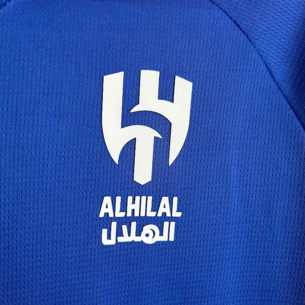 Camiseta Al Hilal 2024/25 70th Years Anniversary - detalle del cuello