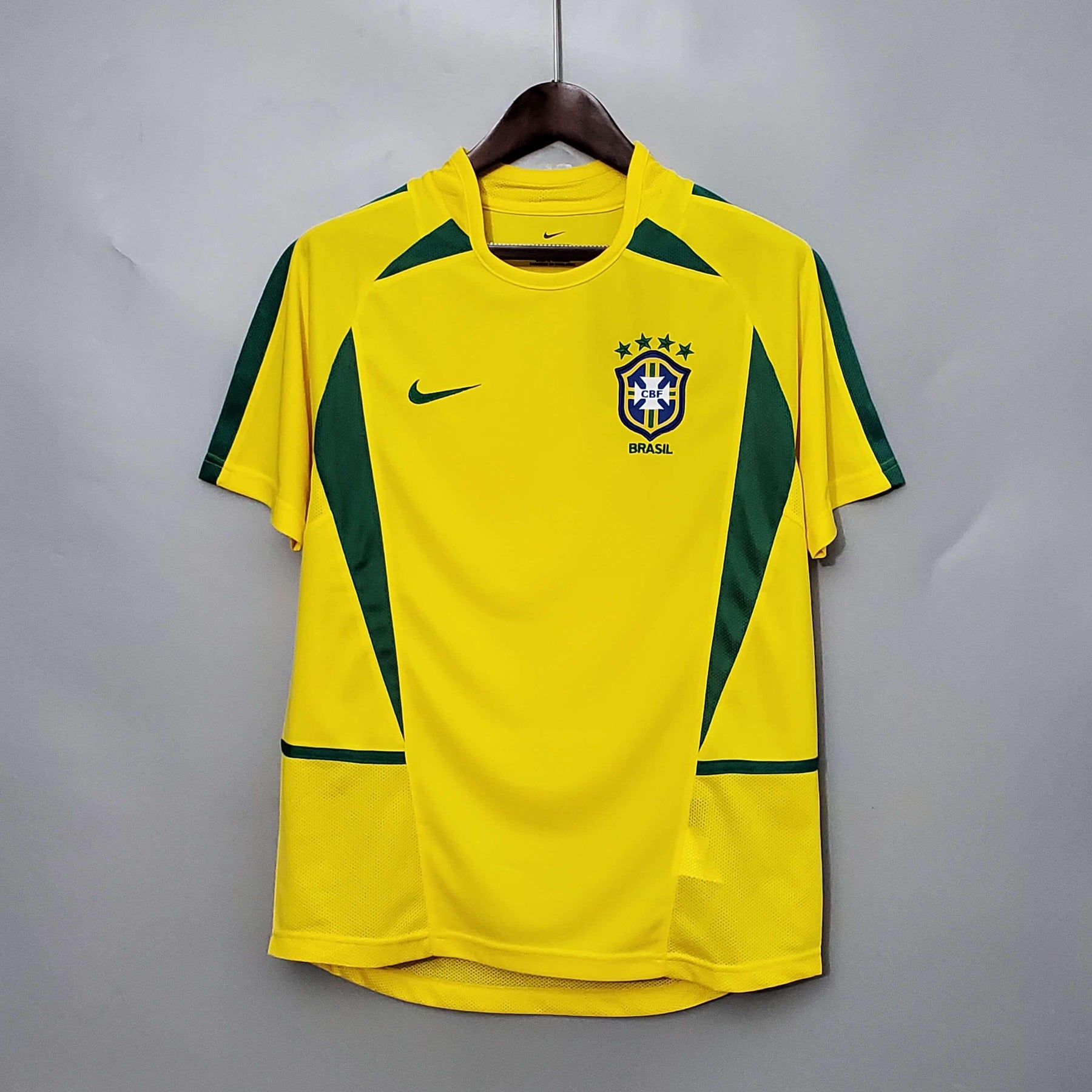 Camiseta Retrô Seleção Brasil 2002/02 Home - foto principal