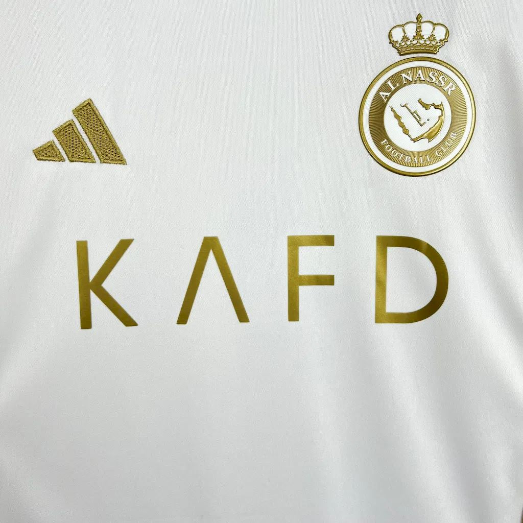 Kids Al-Nassr Home 24/25 Third - detalle de la manga