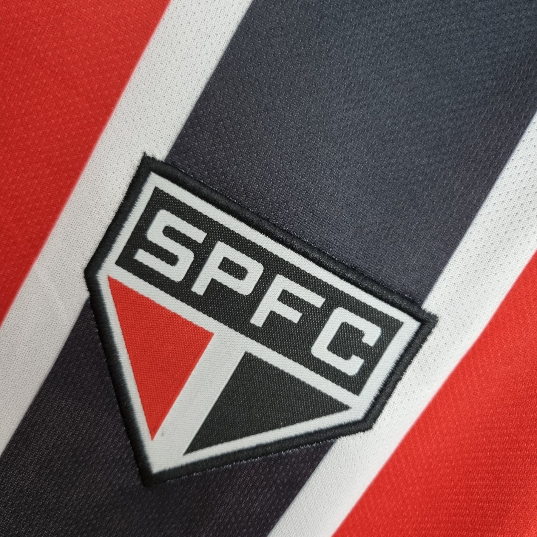 Camiseta São Paulo Retrô 1991 Away - detalle de la manga