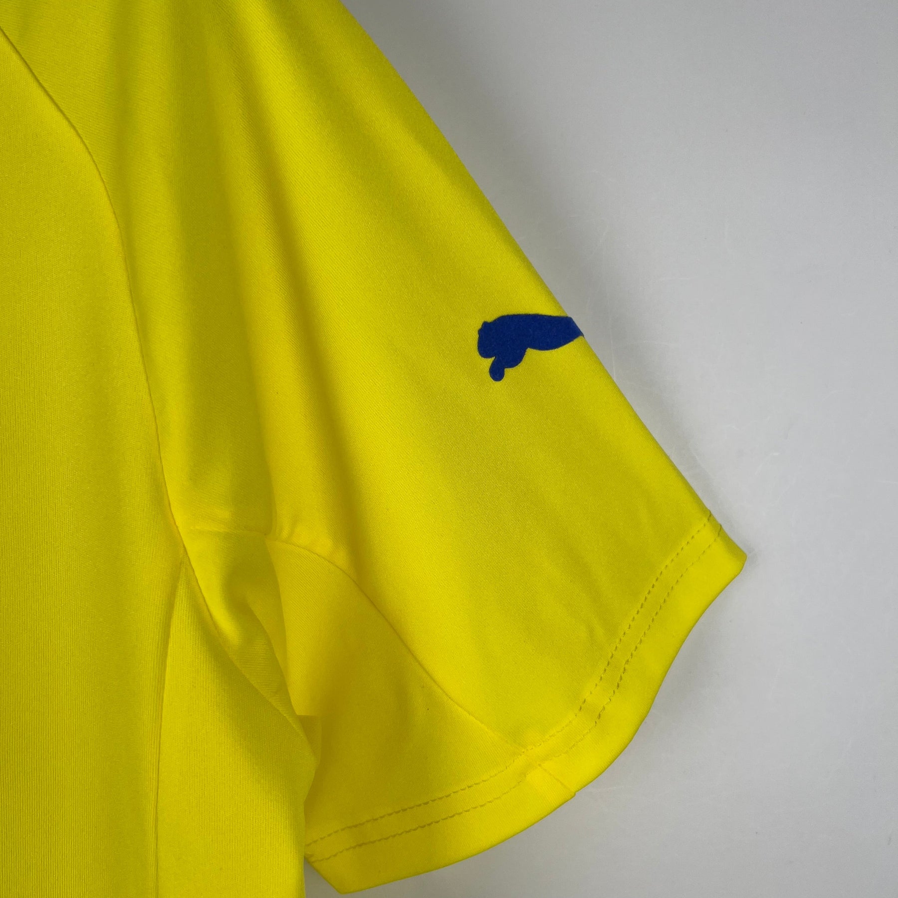 Camiseta Villarreal Retrô 05/06 Home - detalle de la manga