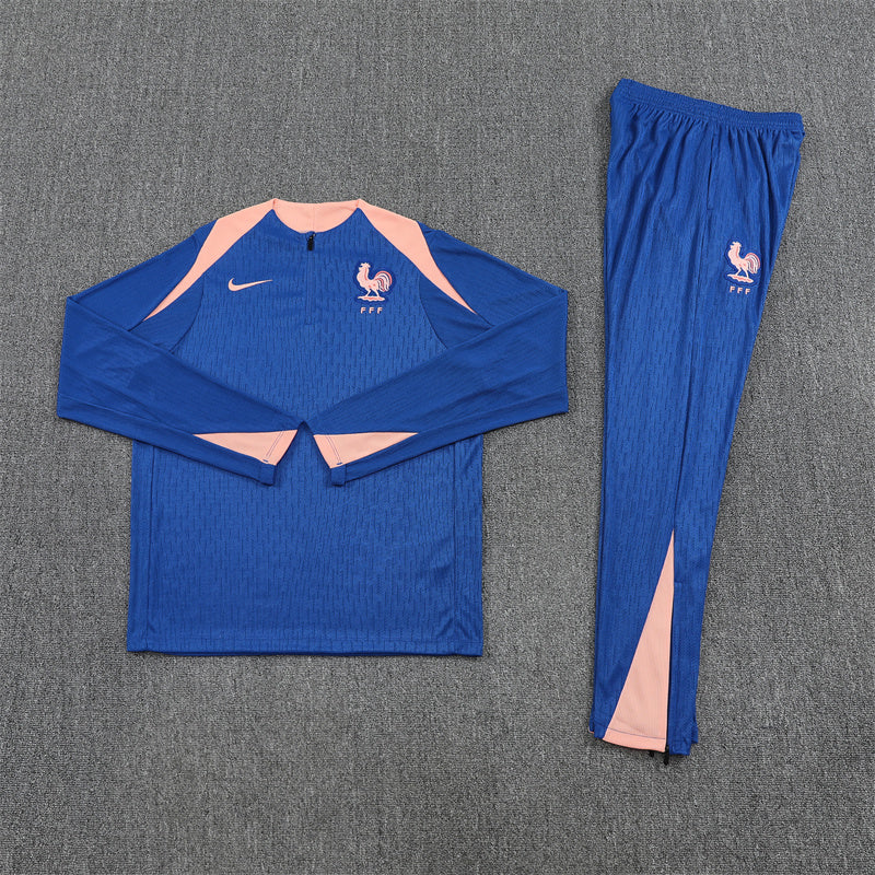 Training Suit France 25/26 - Winter - detalle del cuello