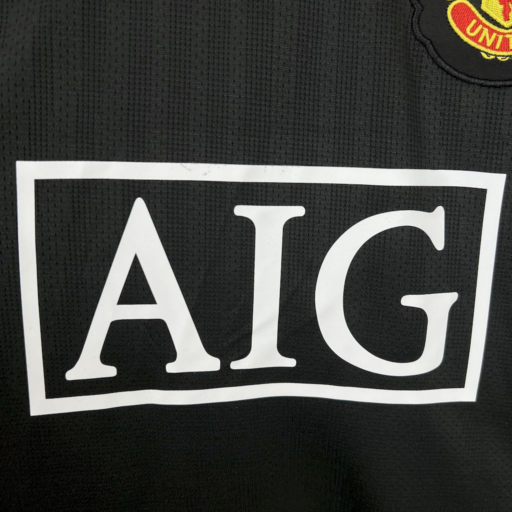 Camiseta do Manchester United Retrô 2007/08 Third - detalle de la manga