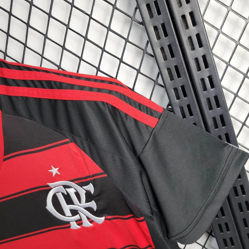 Kids Flamengo 25/26 Home - detalle de la manga