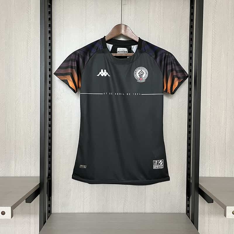 24∕25 Women Vasco da Gama Black Camiseta S-XXL(E7E5) - foto principal