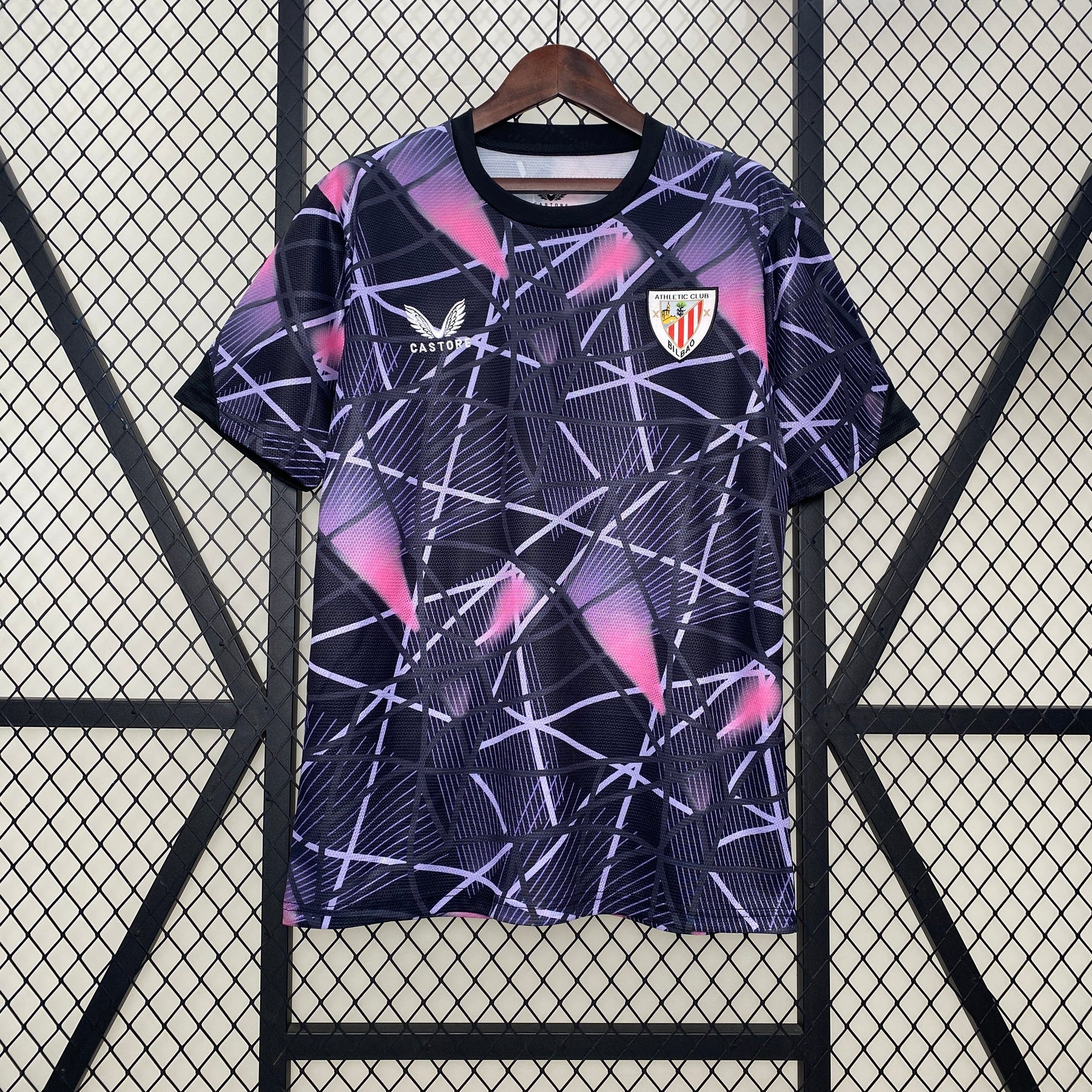 Camiseta Athletic Bilbao 24/25 - Roxo e Rosa - foto principal