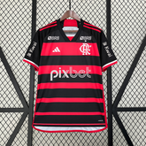 Camiseta 24∕25 Flamengo home+All sponsors - foto principal