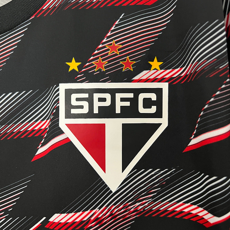 Camiseta 24∕25 Sao Paulo Pre-match Suit - detalle de la manga
