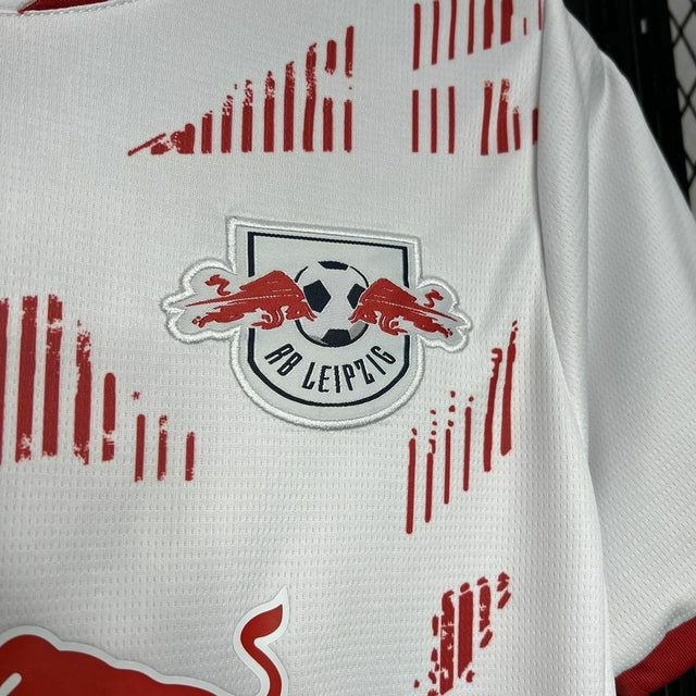 Camiseta Feminina RB Leipzig 24/25 Home - detalle del cuello