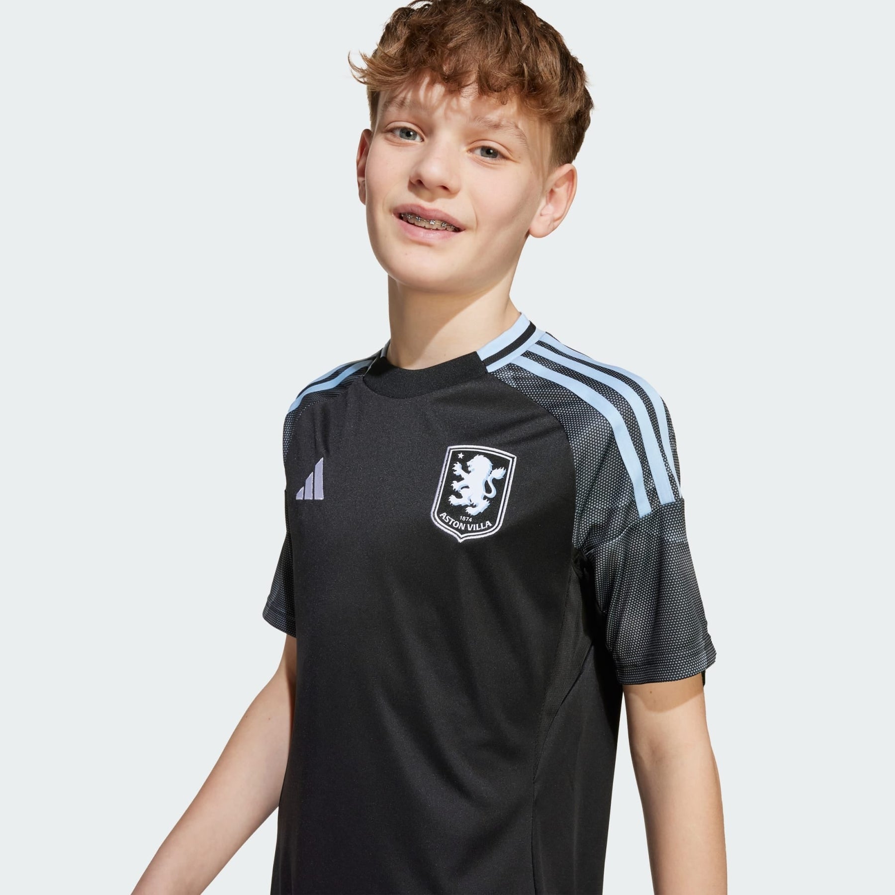 Kids Aston Villa 25/26 Away - tejido y acabado