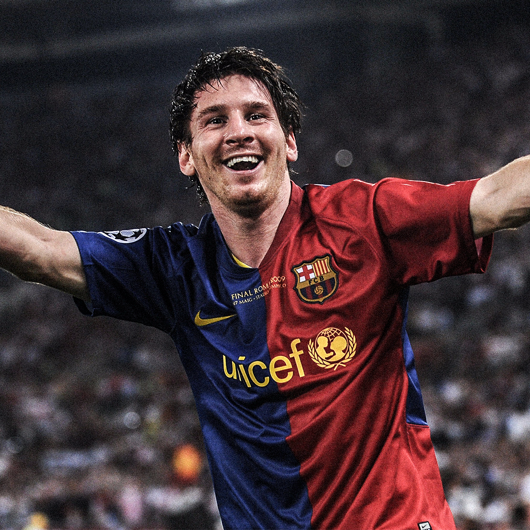 Camiseta Messi Barcelona 08-09 Legend - tejido y acabado