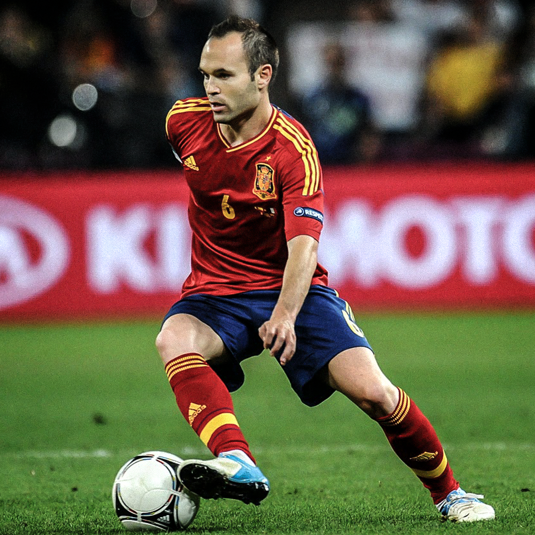 Camiseta Iniesta Espanha 2010 Legend - detalle del cuello