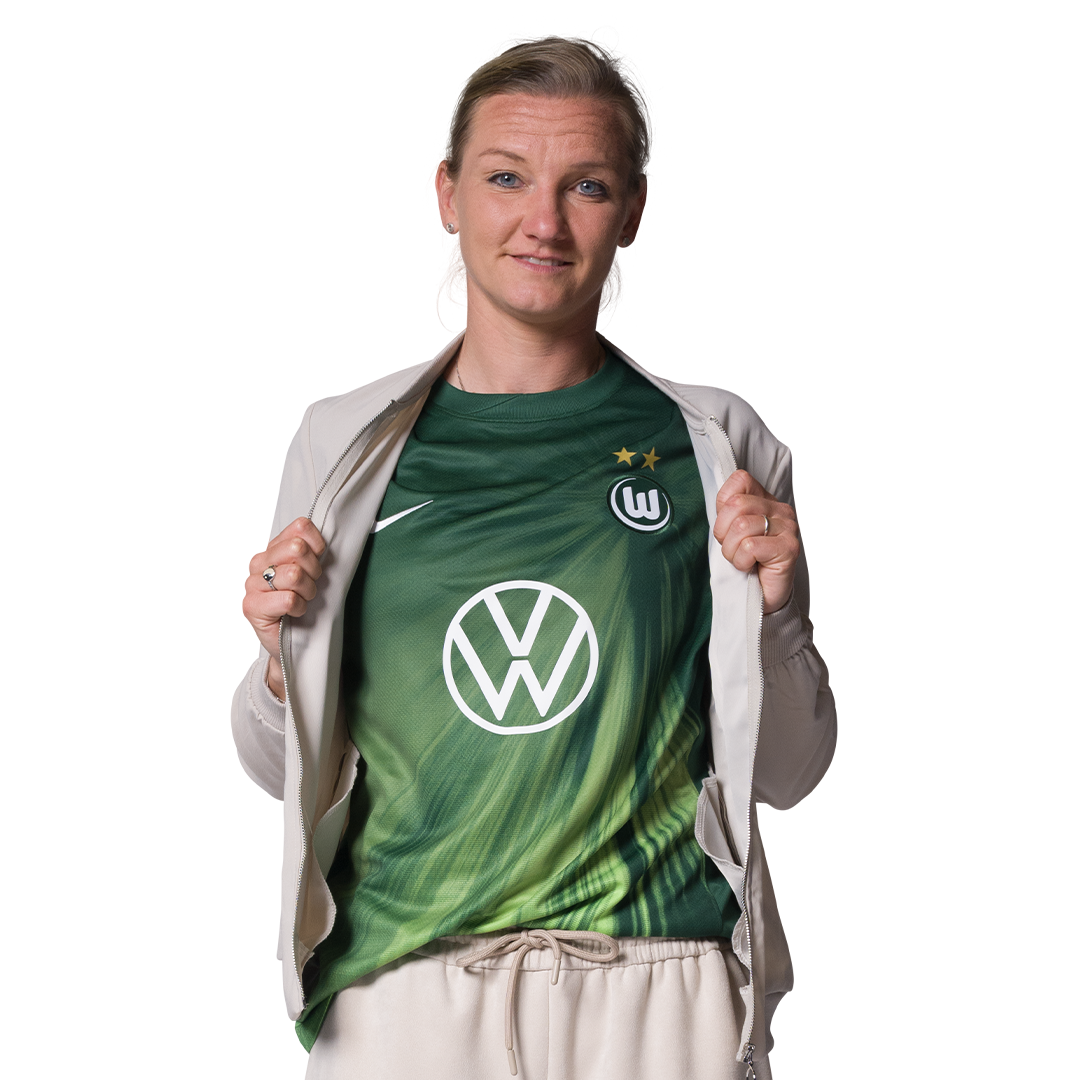 Camiseta Feminina Wolfsburg 25/26 Home - detalle del cuello