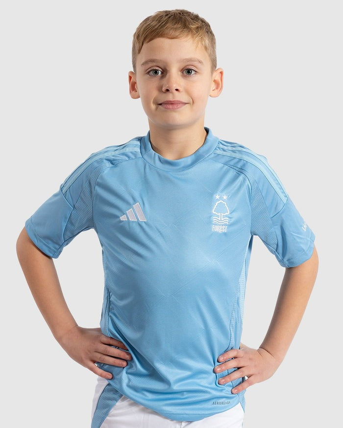 Kids Nottingham Forest 24/25 Third - detalle del cuello