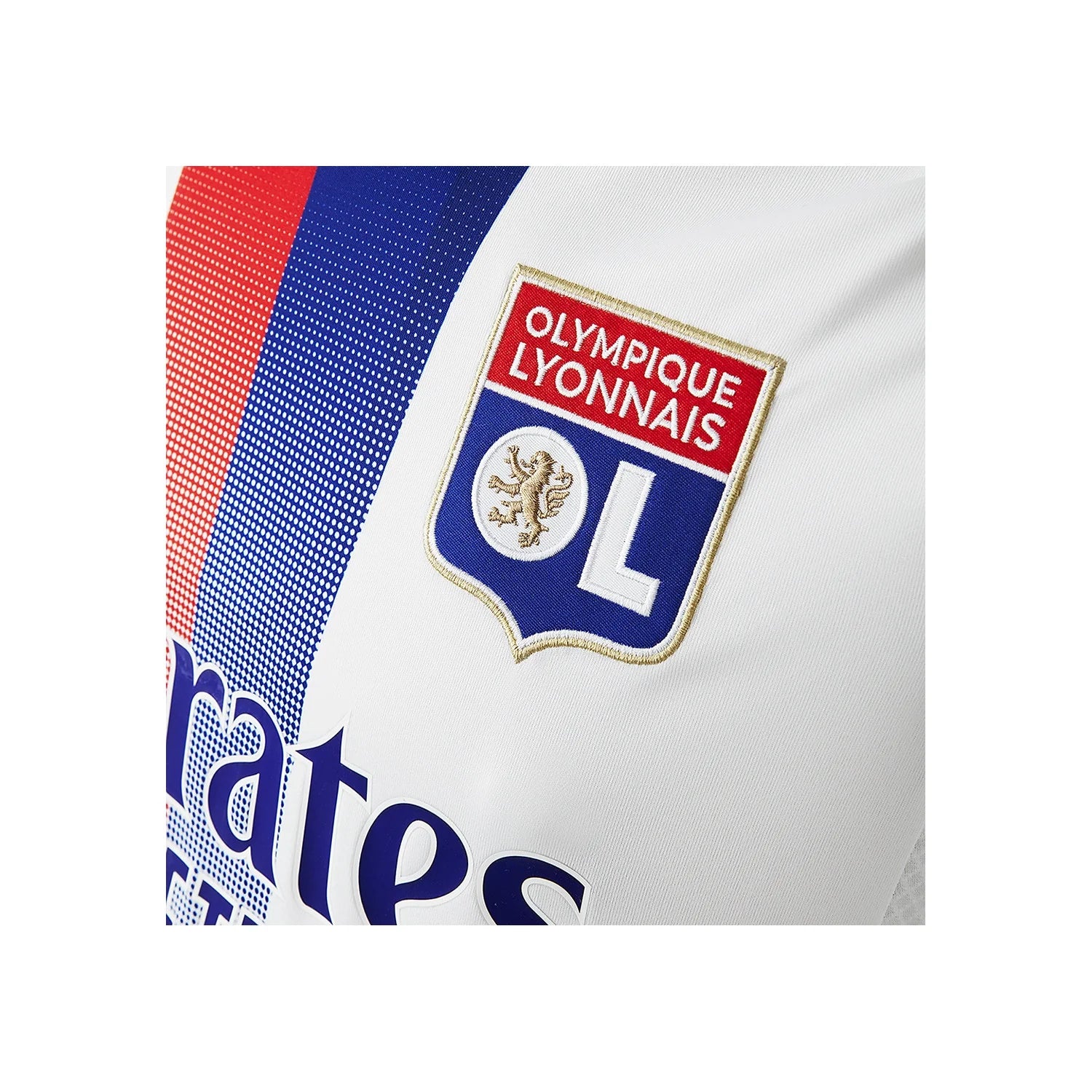 Camiseta Feminina Lyon 24/25 Home - detalle del cuello