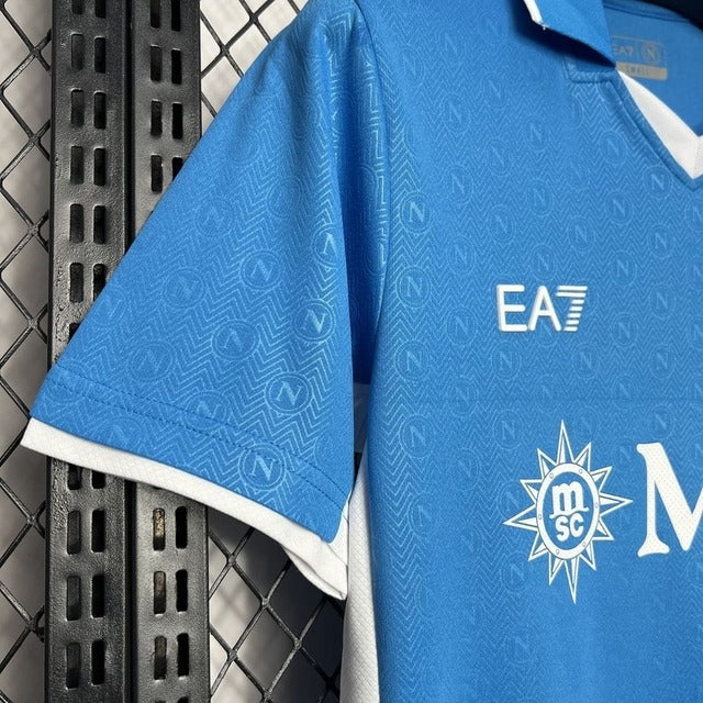 Camiseta Feminina Napoli 24/25 Home - vista trasera