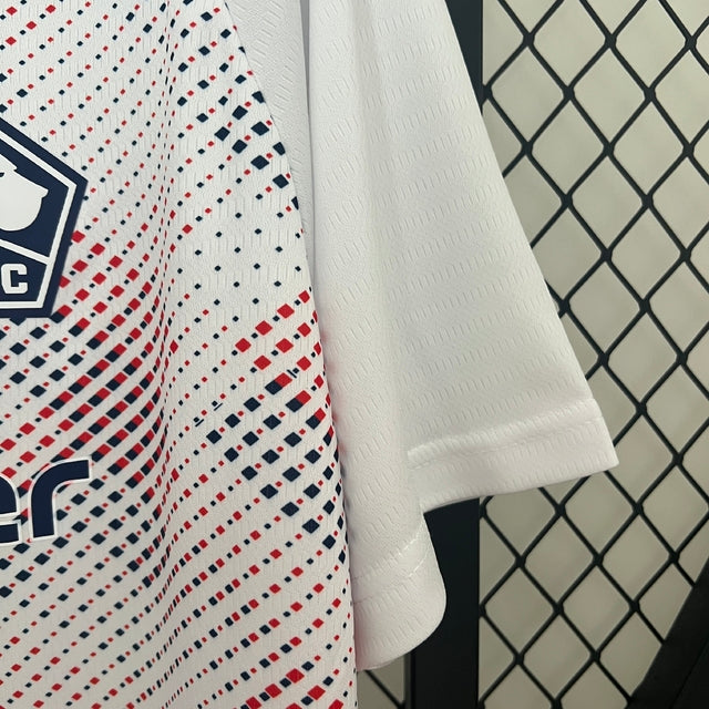 Camiseta Feminina Lille 24/25 Away - detalle del cuello