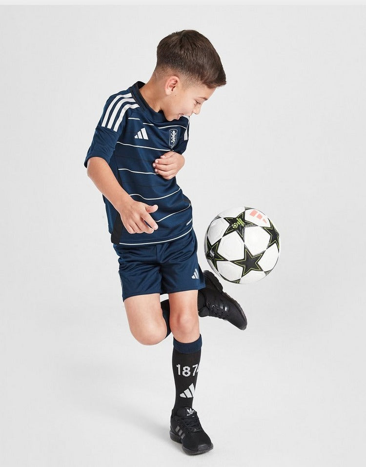 Kids Aston Villa 24/25 Third - detalle del cuello