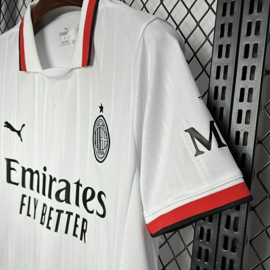 Camiseta Milan 24/25 Away - detalle del cuello