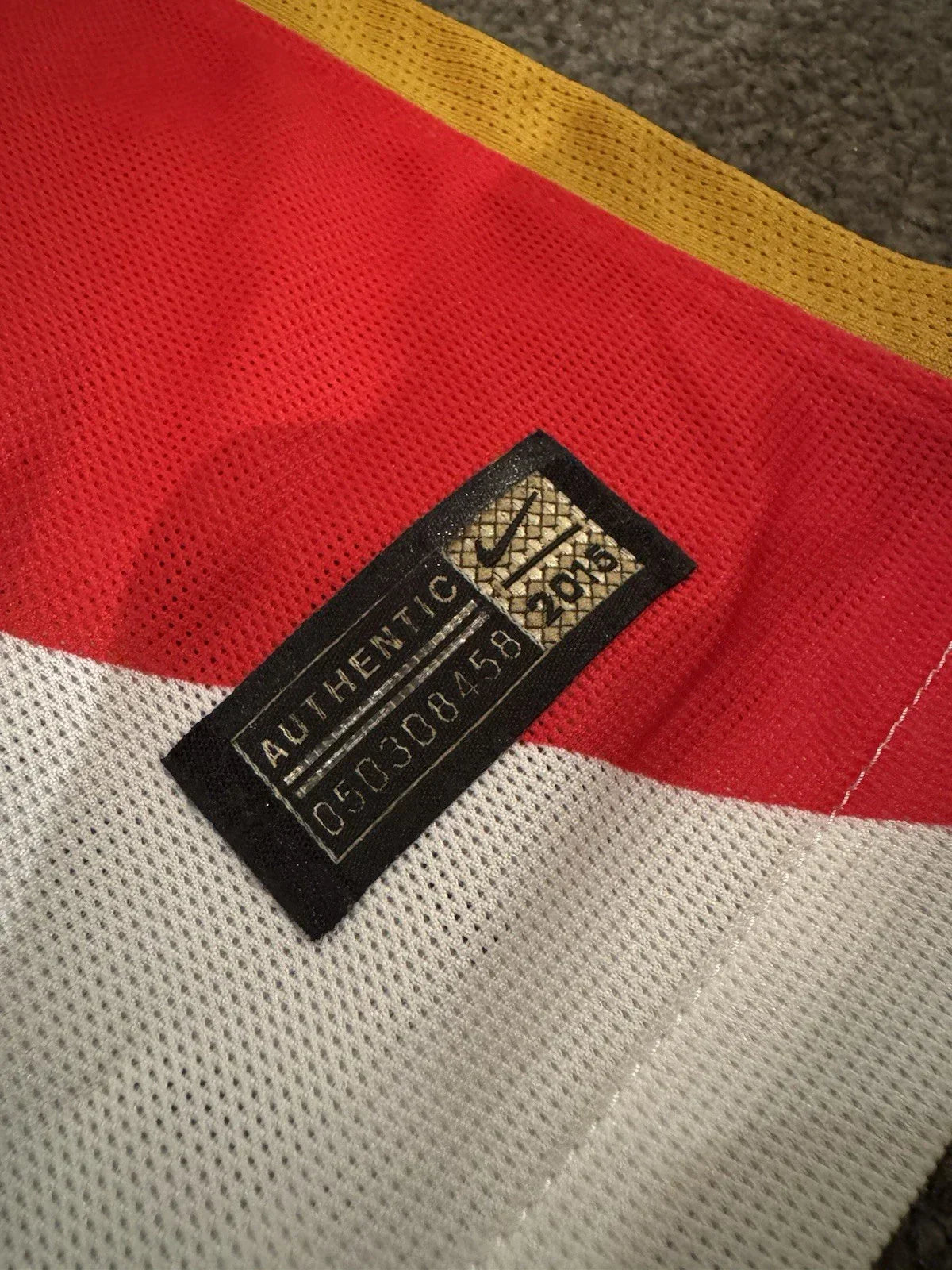 Camiseta Mbappé Monaco 16-17 Legend - detalle de la manga