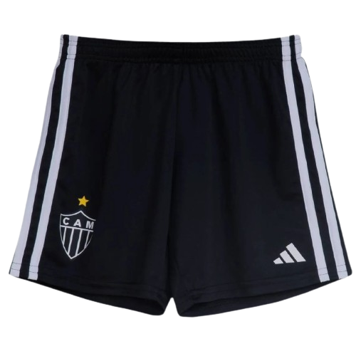 Kids Atlético Mineiro I 24/25 - Preto e Branco - detalle del cuello