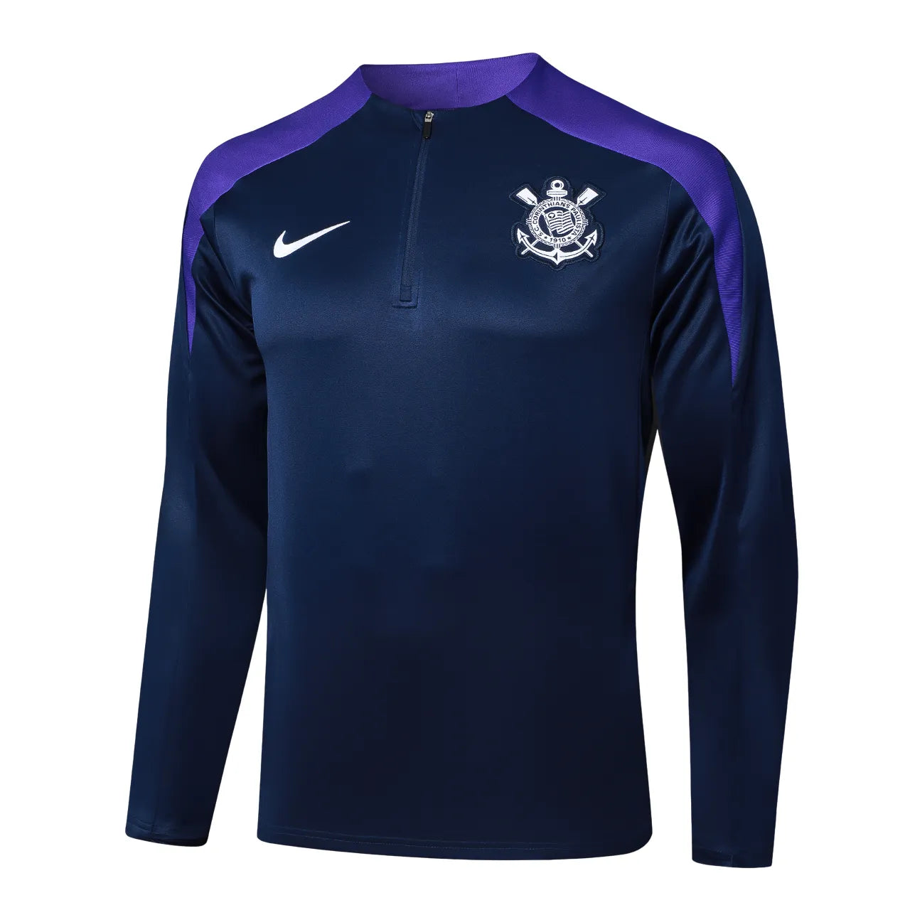 Set Agasalho TrainingCorinthians 24/25 - Preto e Roxo - vista trasera