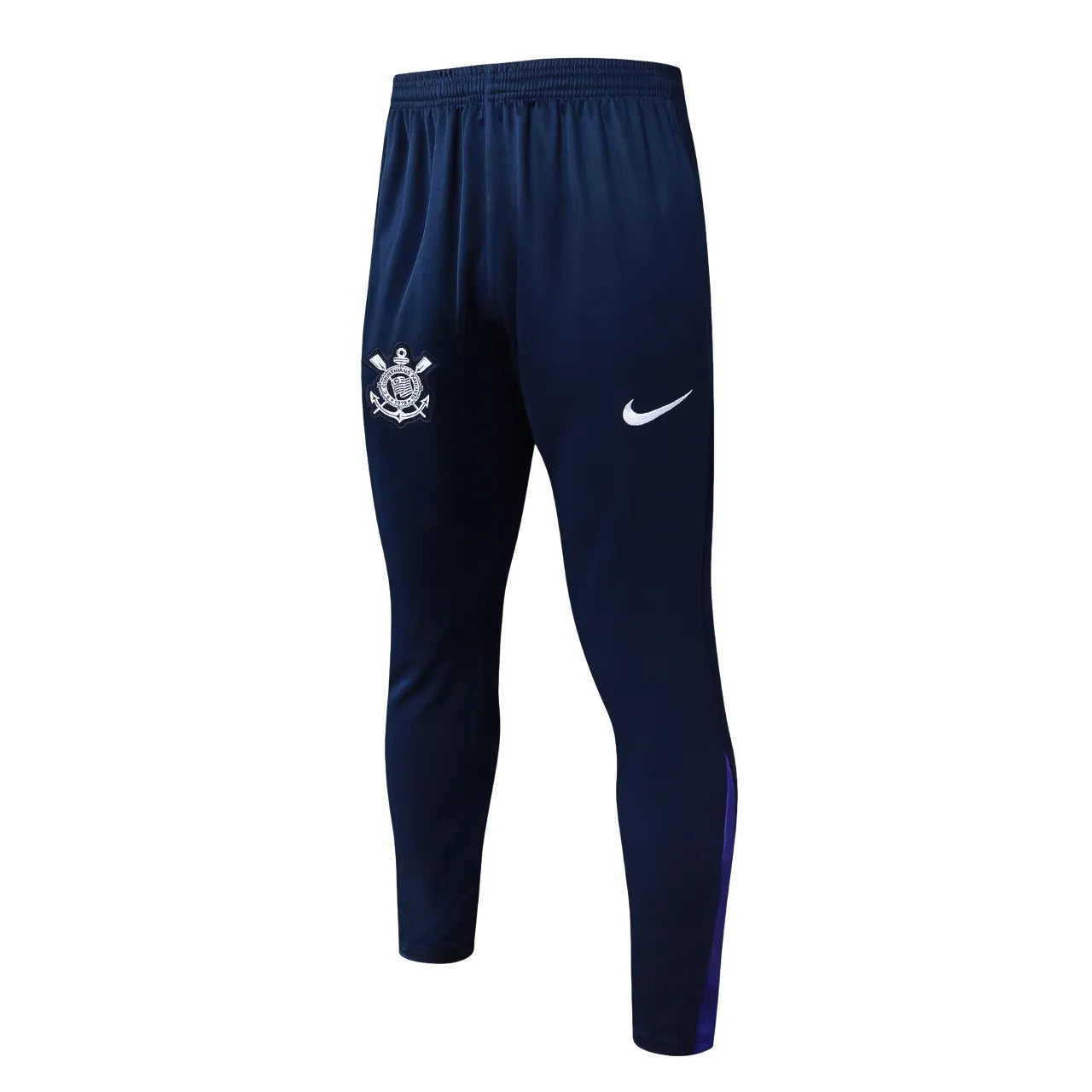 Set Agasalho TrainingCorinthians 24/25 - Preto e Roxo - detalle del cuello