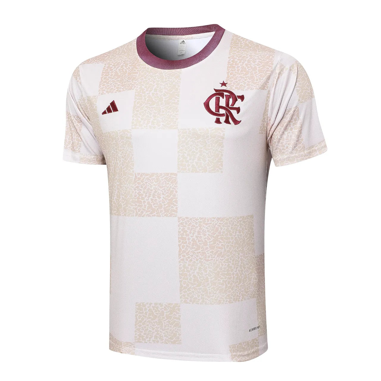 Set CRF Aquecimento 24/25 - Branco e Bege - vista trasera