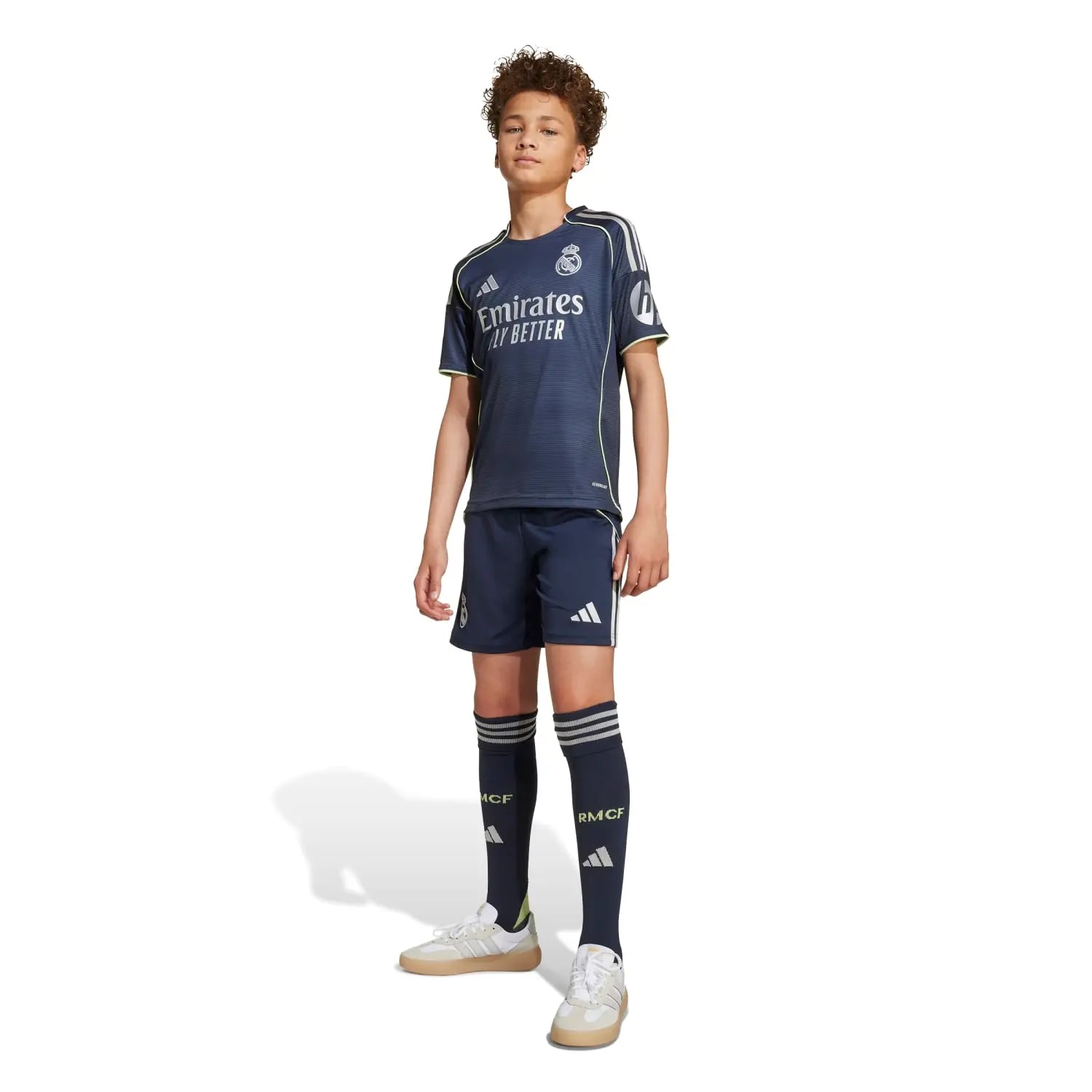 Kids Real Madrid 25∕26 Away - detalle del cuello