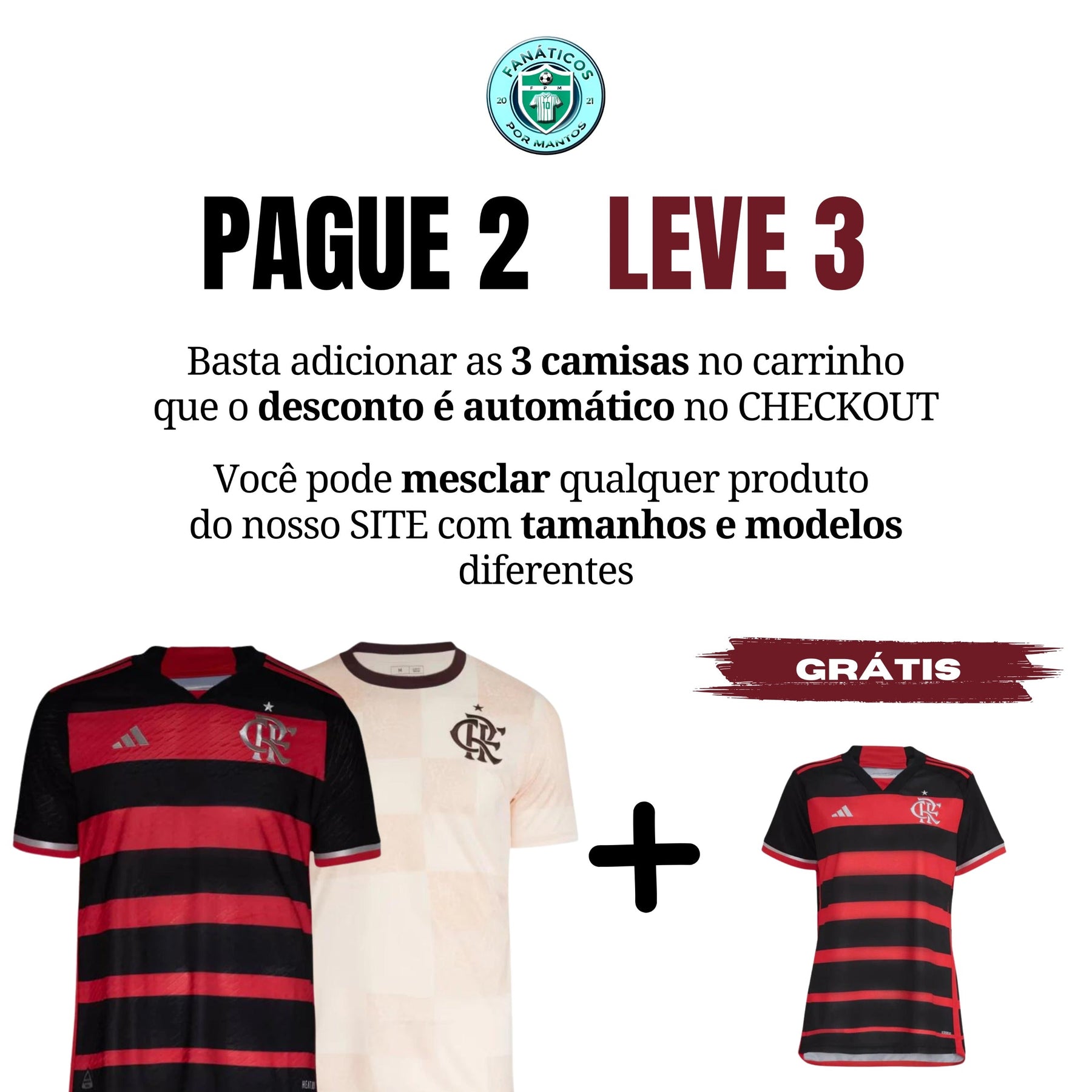 Short Flamengo Adidas 24/25 Branco - vista frontal