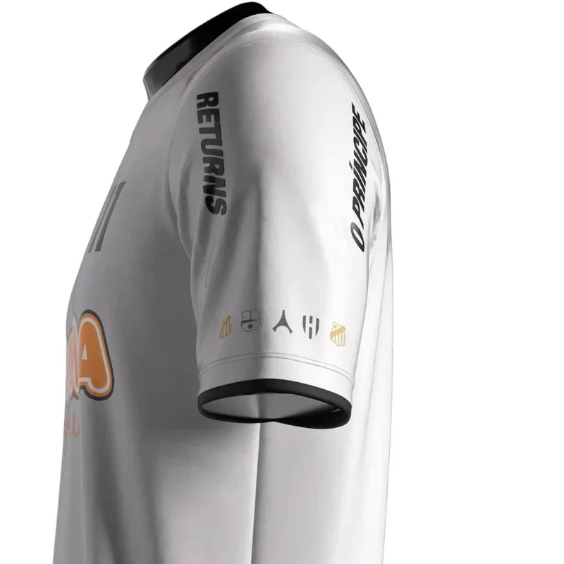 PRÉ-VENDA Jersey The Prince Santos 24/25 Branca - Comma Masculino Torcedor