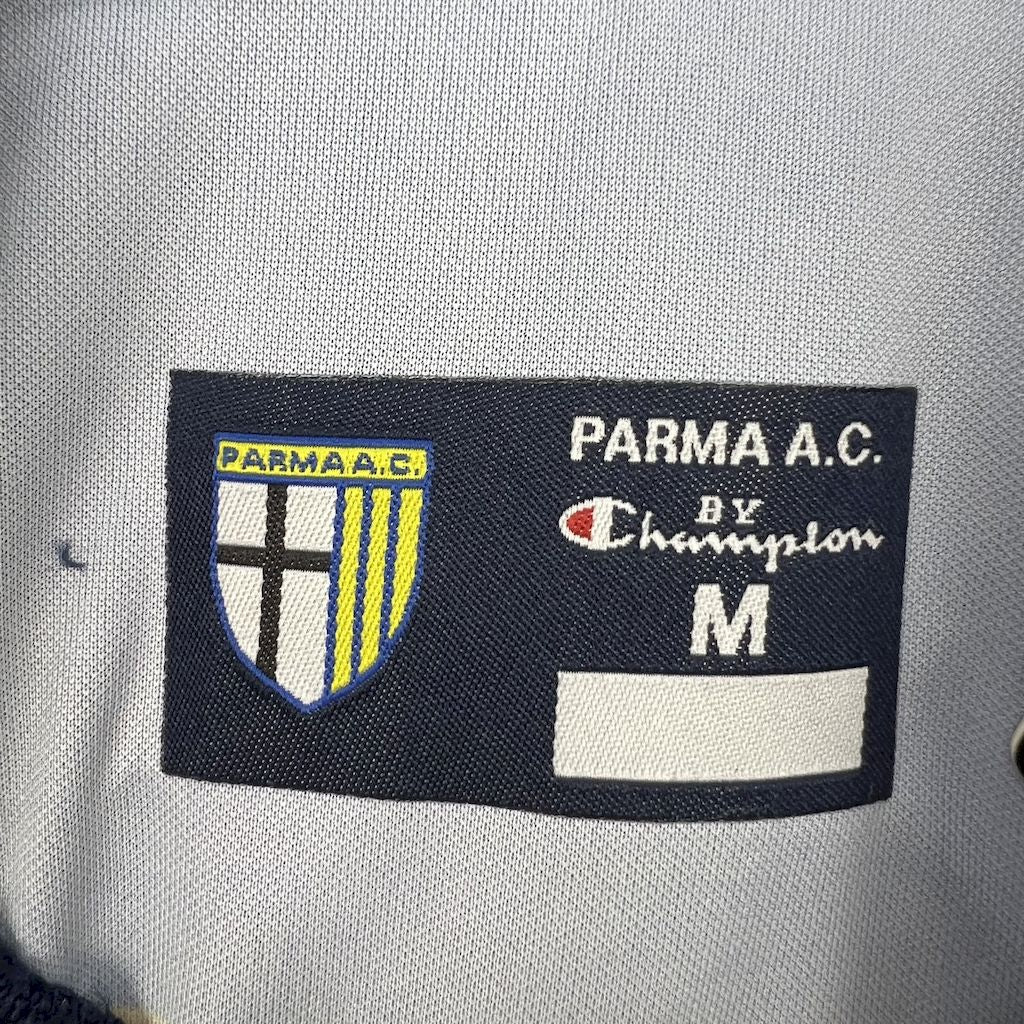 Camiseta Parma Retrô 2002/03 Home - tejido y acabado