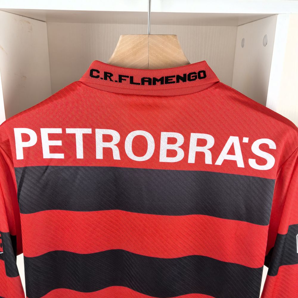 Camiseta Flamengo Retrô 1994 Manga Longa - vista frontal