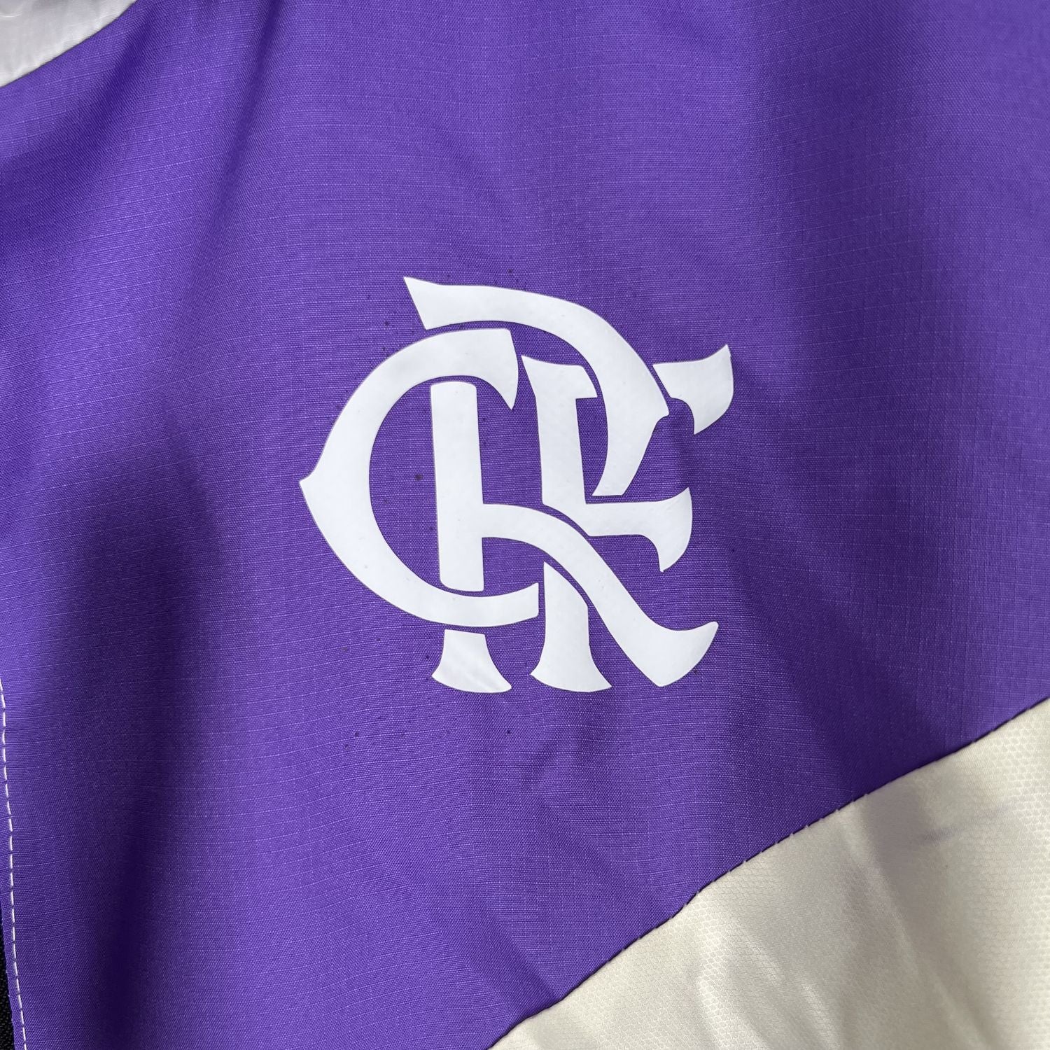 Windbreaker Flamengo - Roxo e Branco