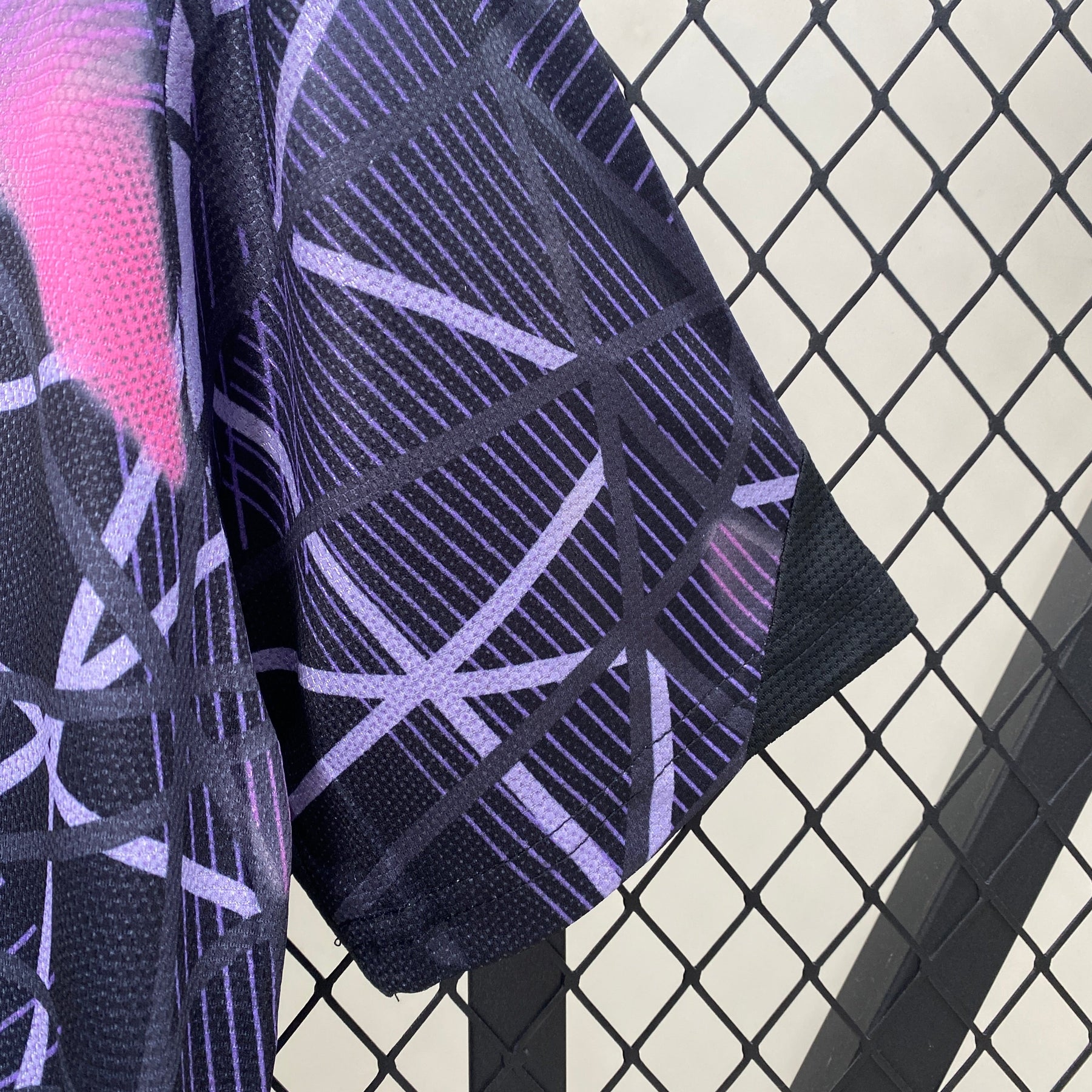 Camiseta Athletic Bilbao 24/25 - Roxo e Rosa - vista frontal