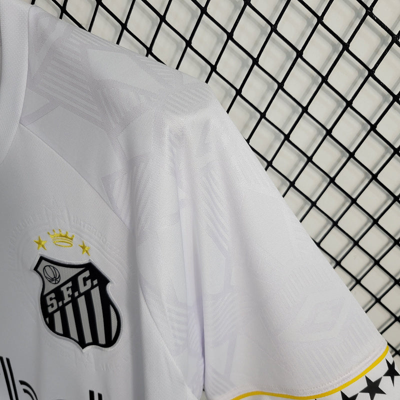 Camiseta 23∕24 Santos l - detalle del cuello